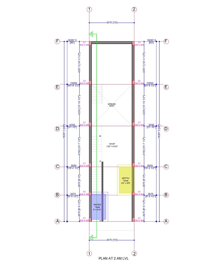 ground floor center line plan page 0001