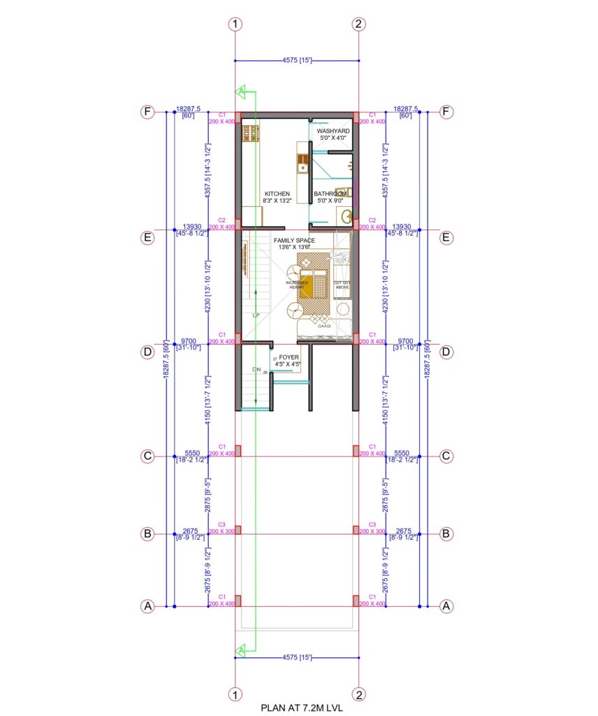 second floor center line plan page 0001